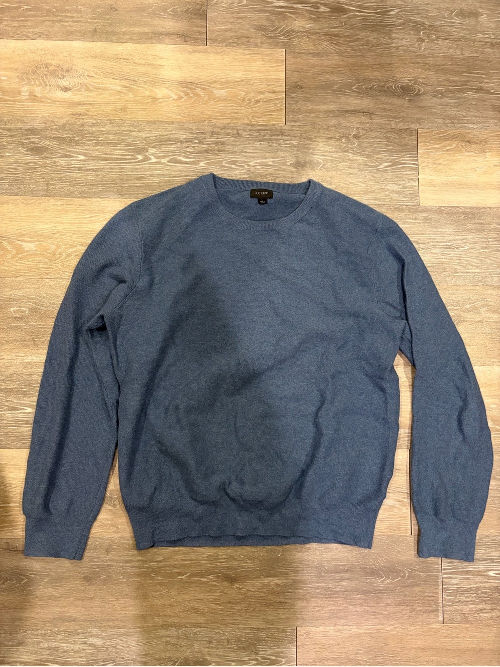 J. Crew Men’s Crewneck Sweater in Dusty Blue